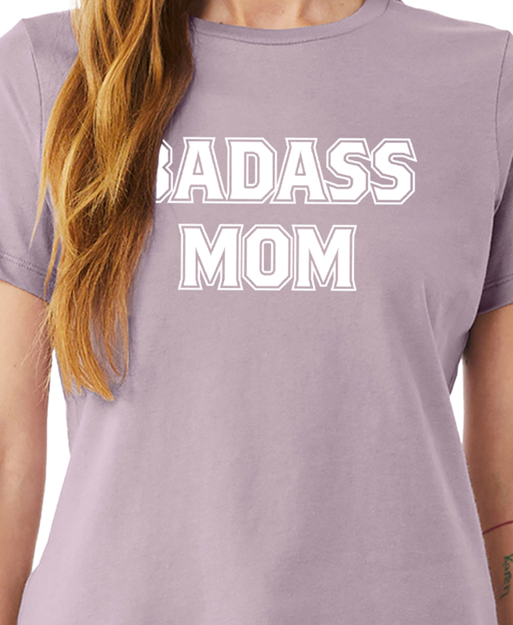 Badass Mom Light Violet Shirt