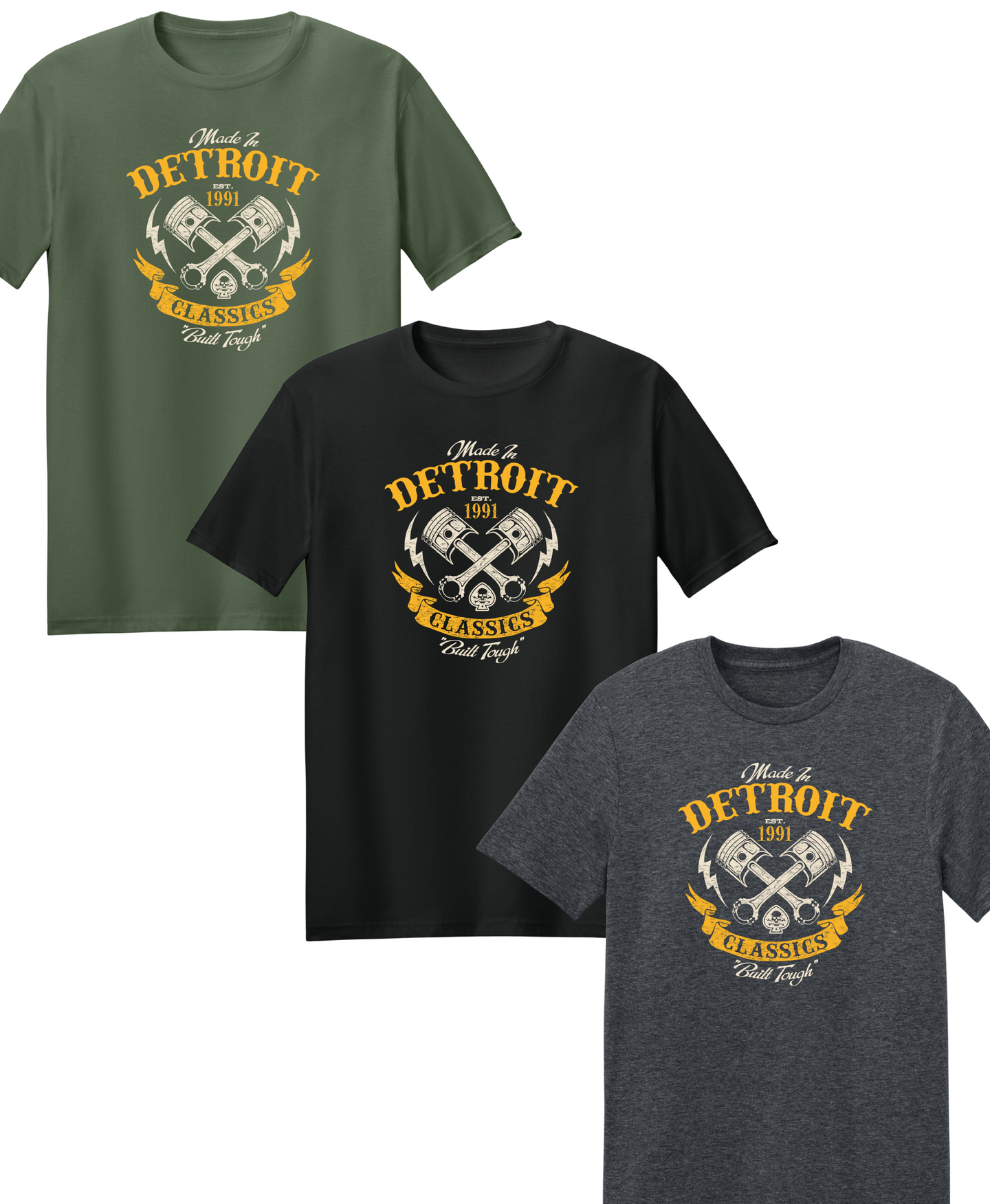 1991 Built Tough Shirts