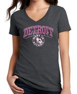 Rosie Arch Madness Heather Charcoal V-Neck