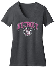 Rosie Arch Madness Heather Charcoal V-Neck