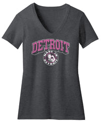 Rosie Arch Madness Heather Charcoal V-Neck
