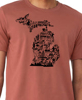 Michigan Collage Shirts