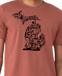 Michigan Collage Shirts