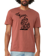 Michigan Collage Shirts