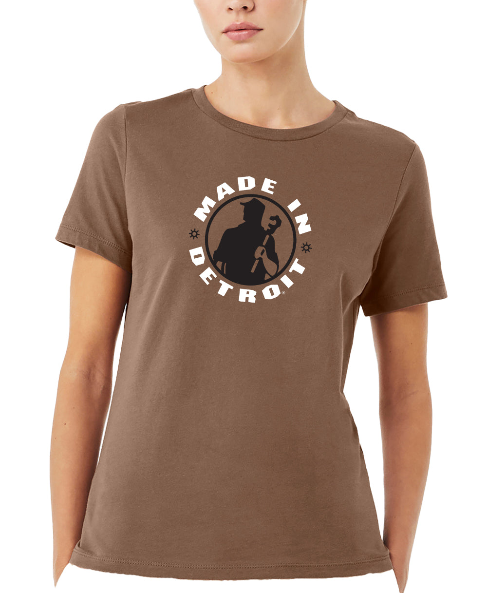 Ladies MID Vintage Brown Shirt