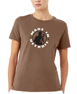 Ladies MID Vintage Brown Shirt