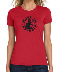 Ladies MID Red Shirt