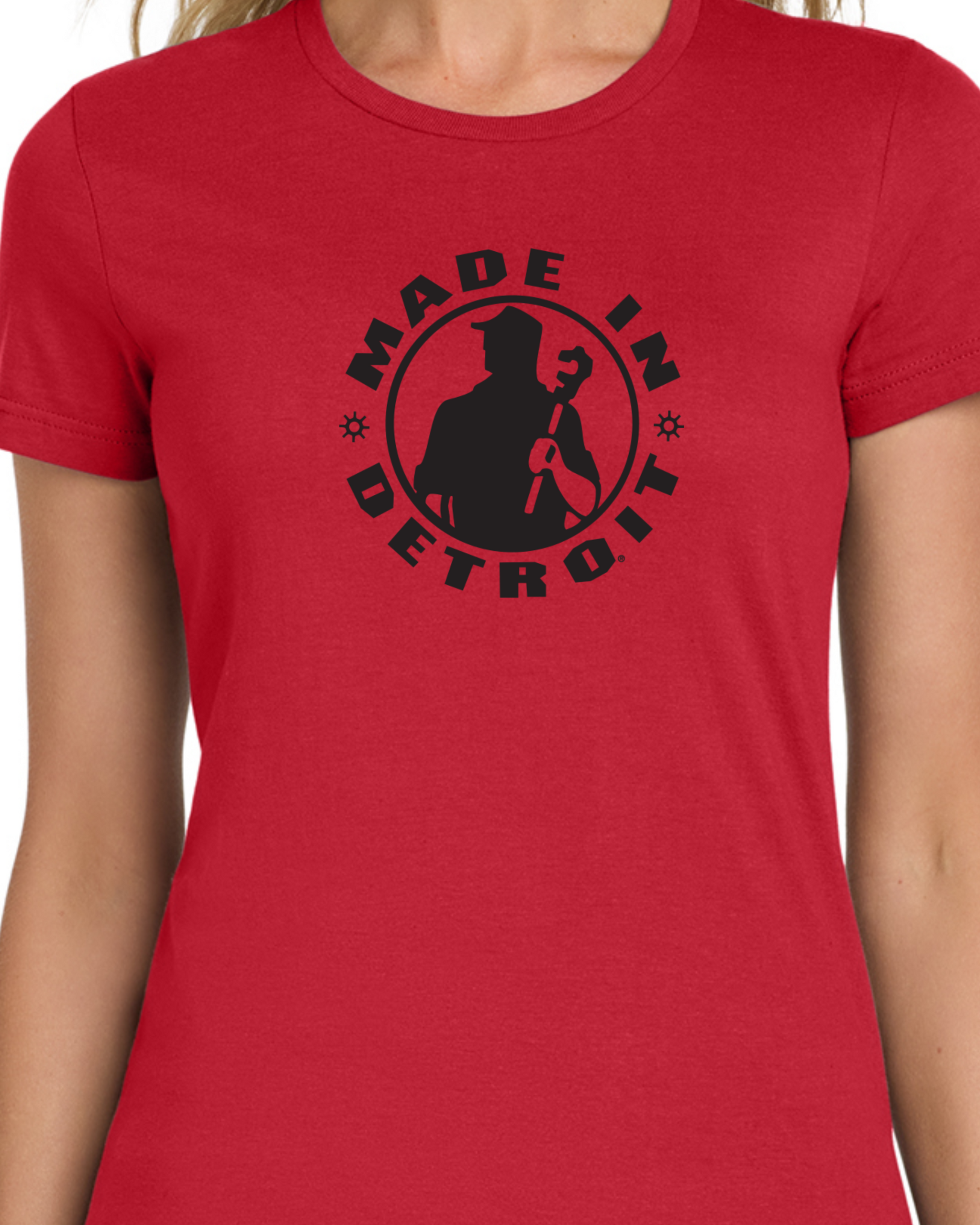 Ladies MID Red Shirt