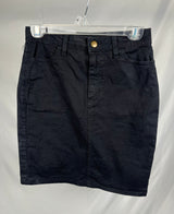 (1 of 1) Vintage MID Black Jean Skirt - MEDIUM