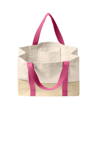 MID Tie Dye Straw Market Tote