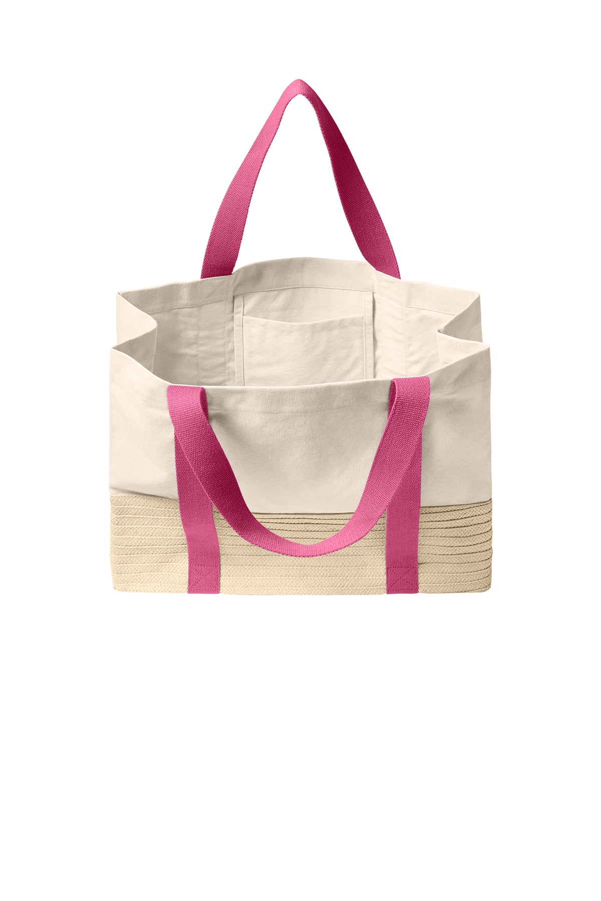 MID Tie Dye Straw Market Tote