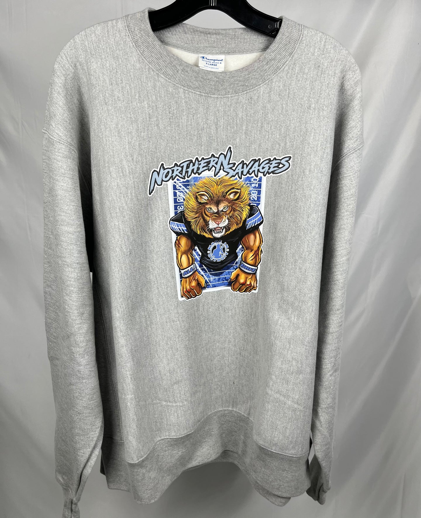 (1 of 1) Northern Savages Grey Crewneck - XL