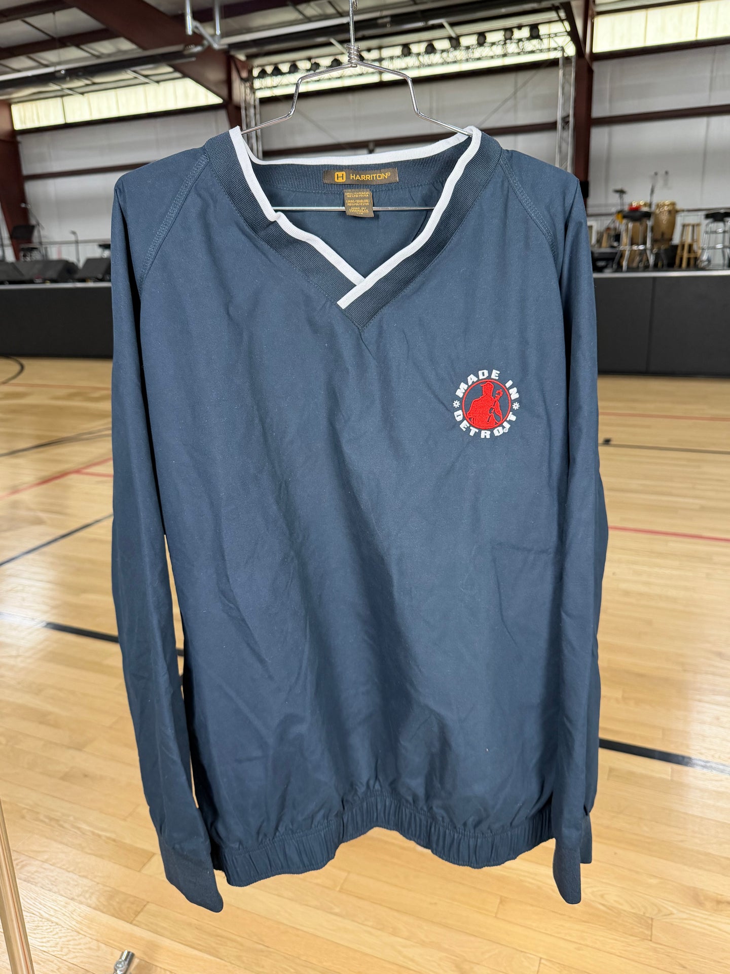 NEW (1 of 1) MID Windbreaker Navy V Neck - LARGE