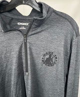 NEW (1 of 1) Blk MID Heather Grey OG 1/4 Zip - LARGE