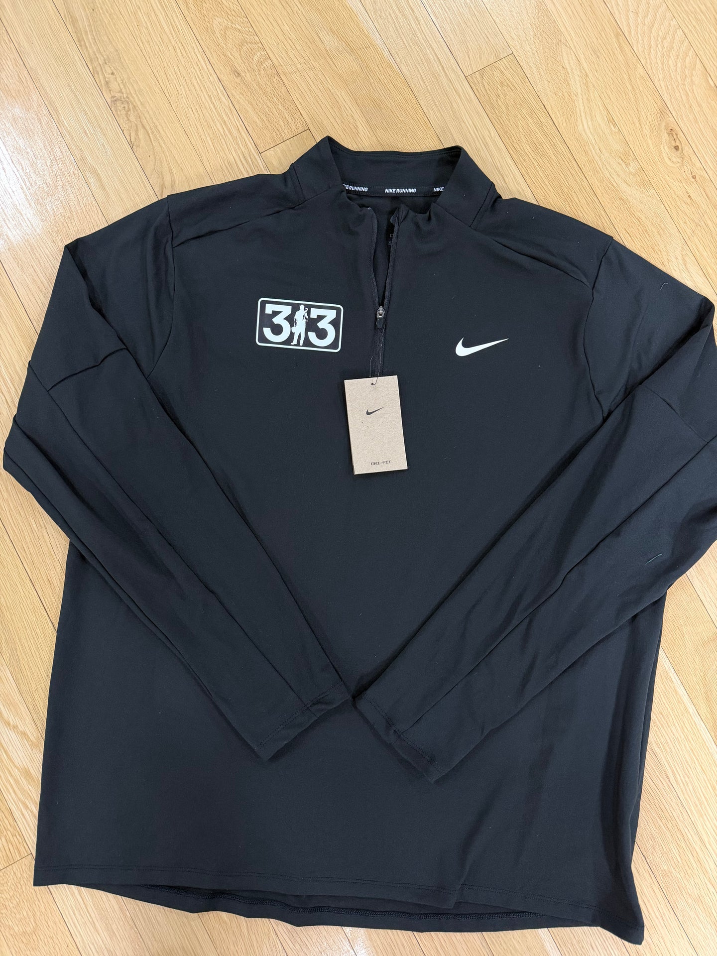 313 Black 1/4 Zip Up