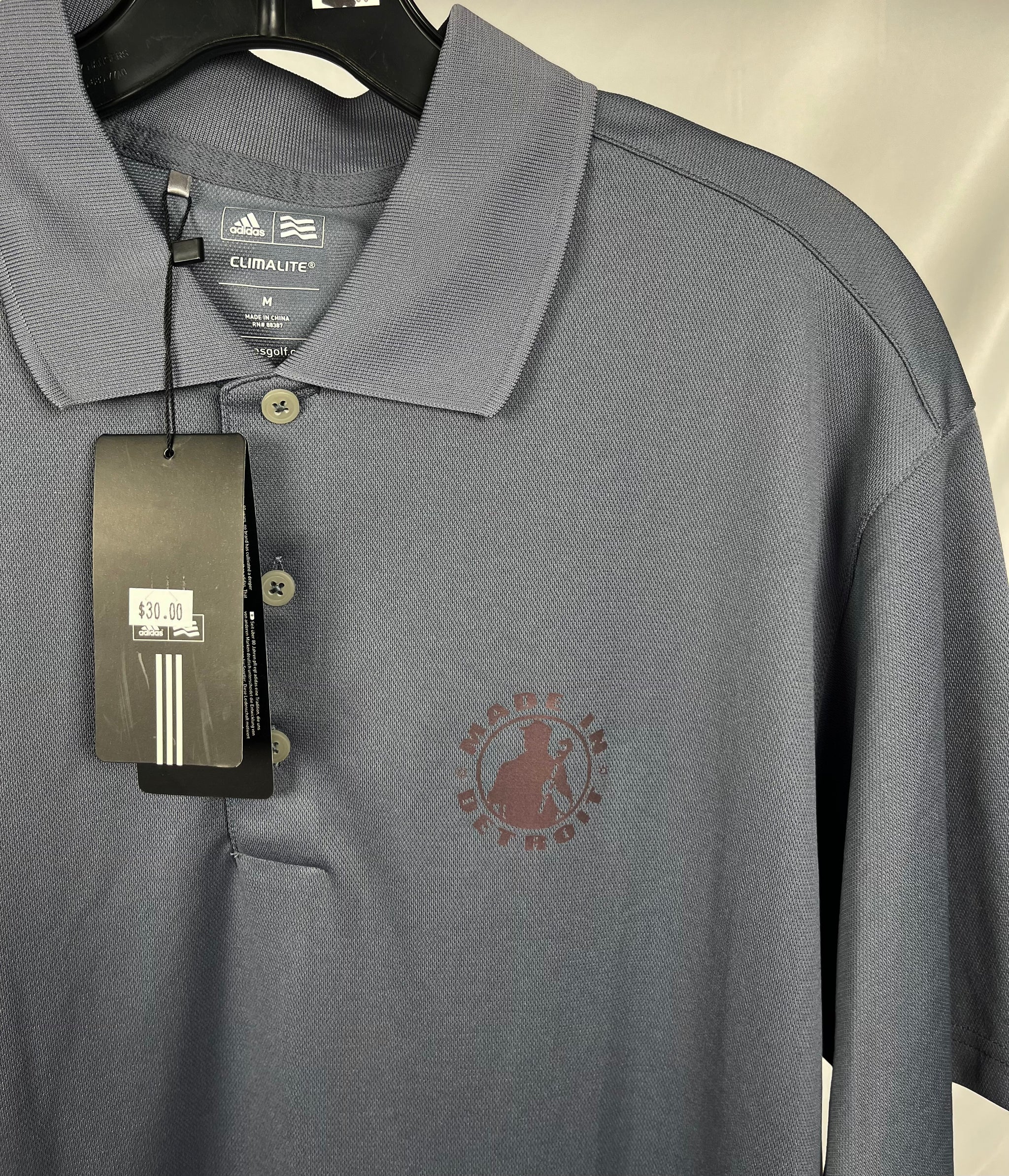 (1 of 1) Blk MID Grey Polo - MEDIUM