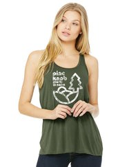 Ladies Pine Knob Flowy Racerback Tanks