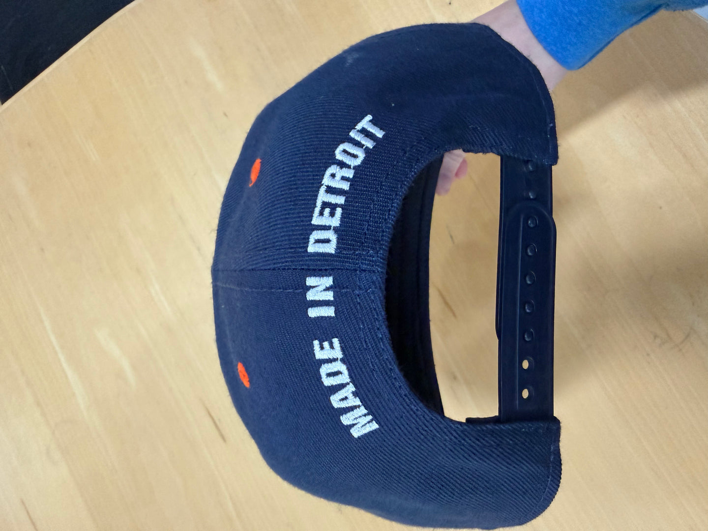 NEW Detroit Navy Snapback