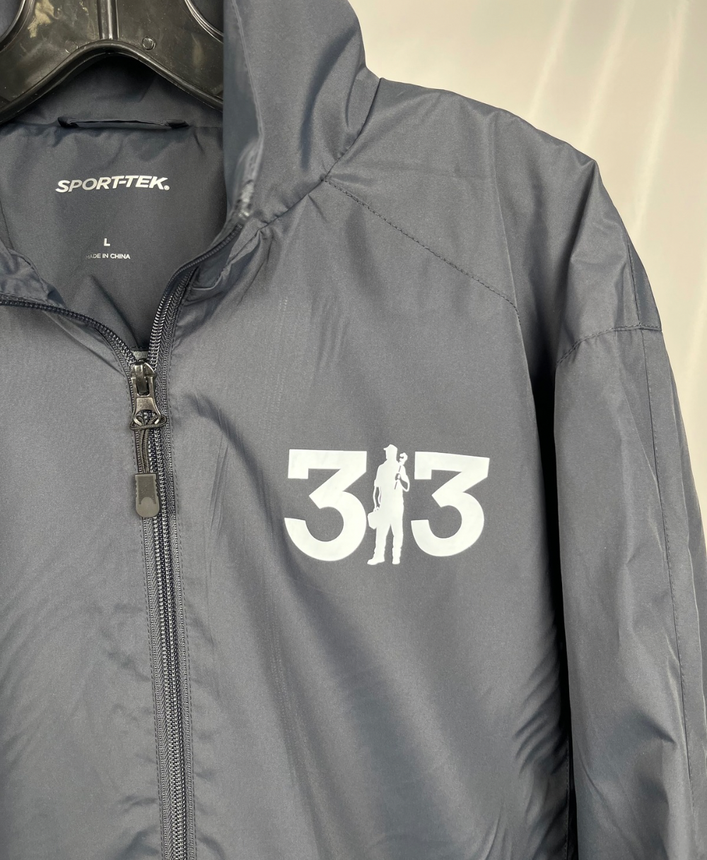 (1 of 1) 313 Grey Zip Up - LARGE