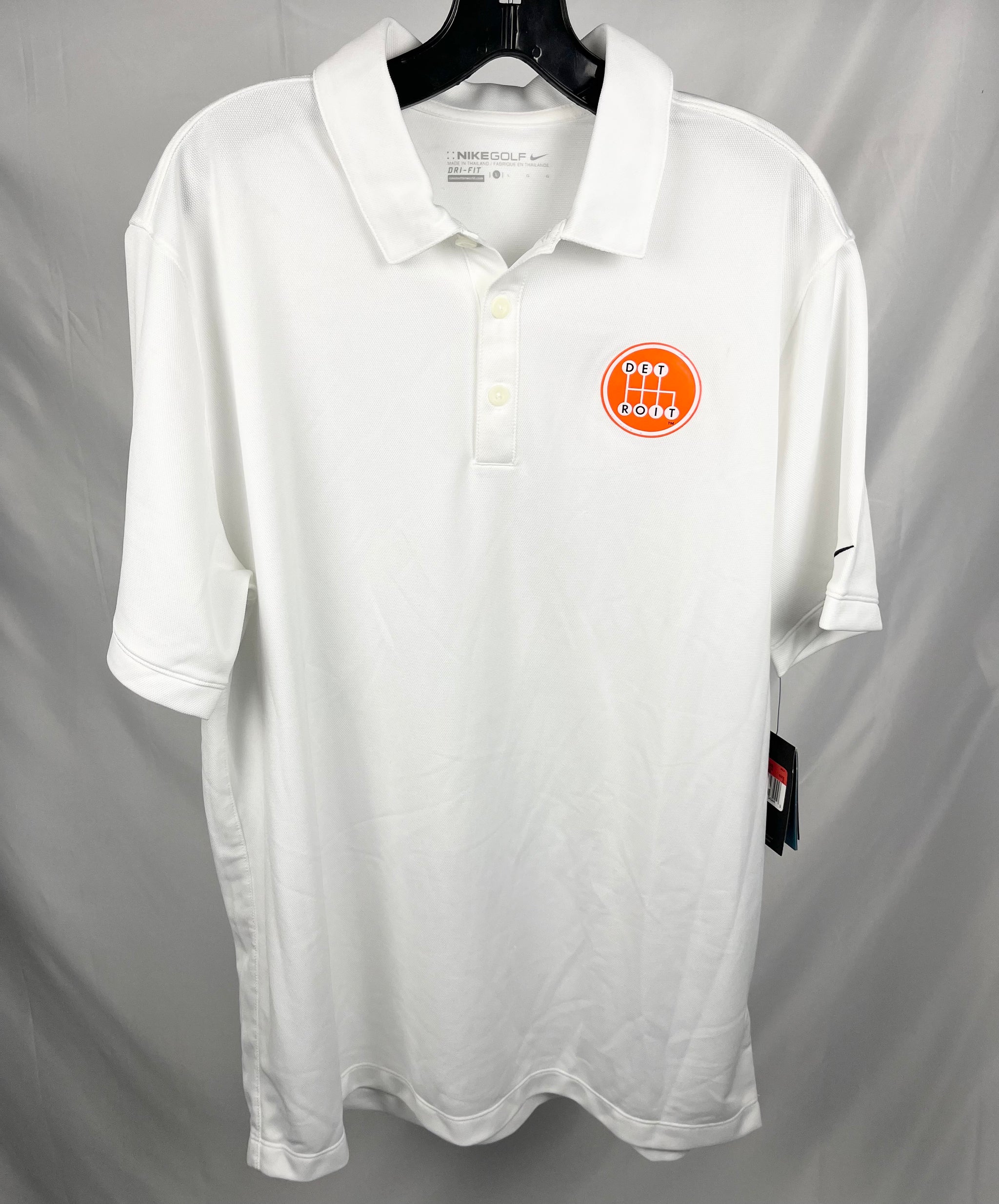 (1 of 1) Shifter Orange/White Polo - LARGE
