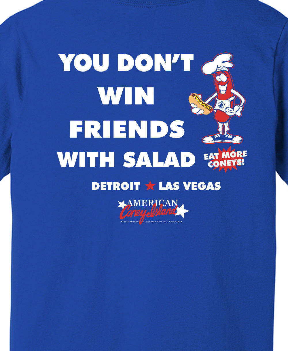 American Coney Island Blue Shirt
