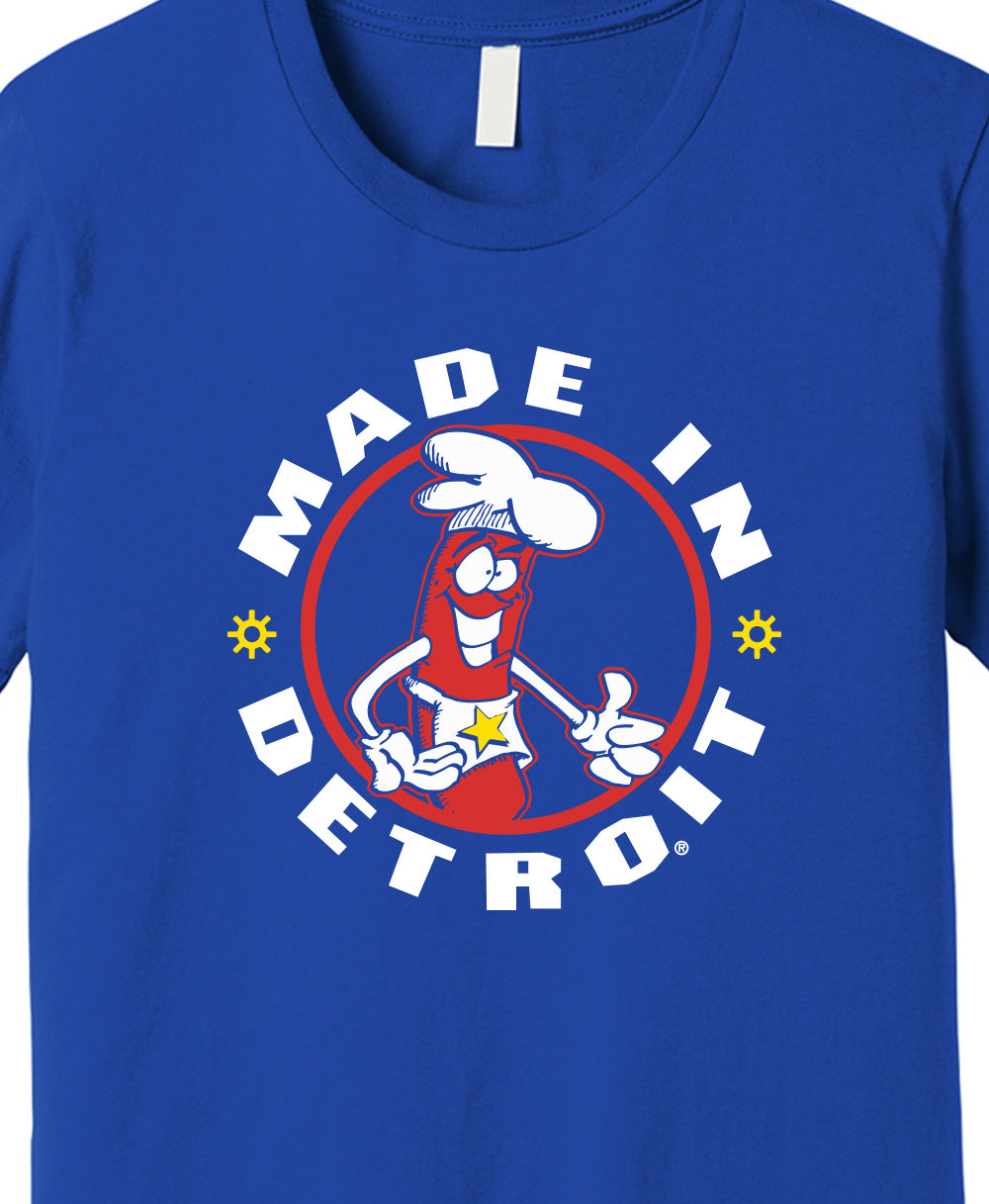 American Coney Island Blue Shirt