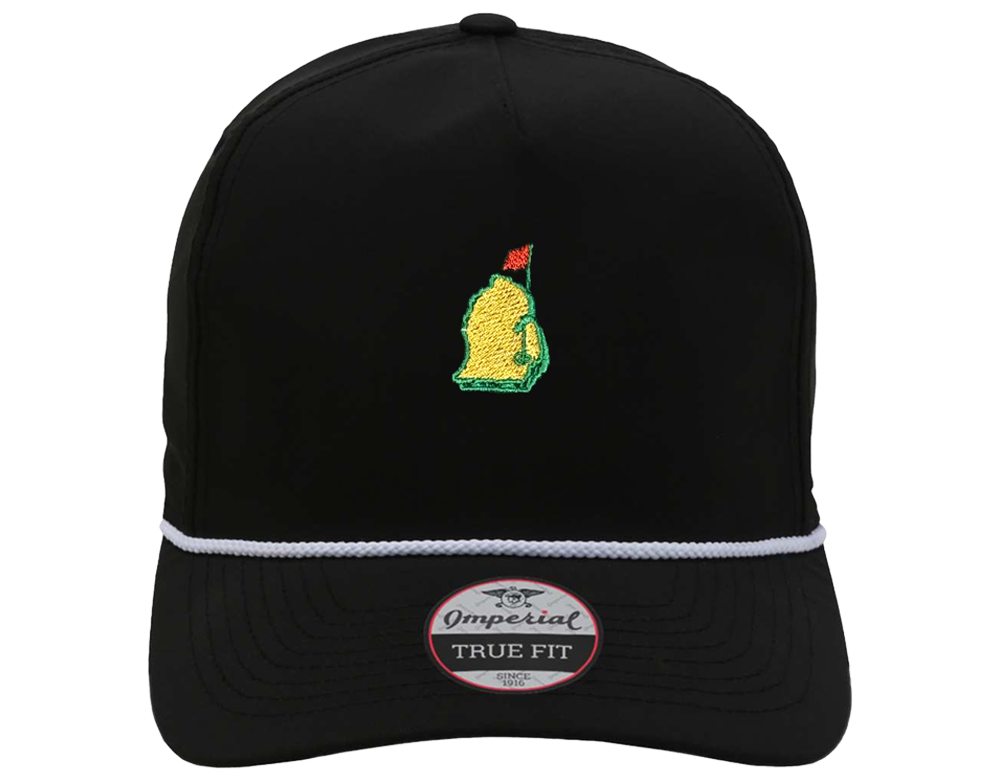 5 Panel Mitten Flag w/ Braid Snapback