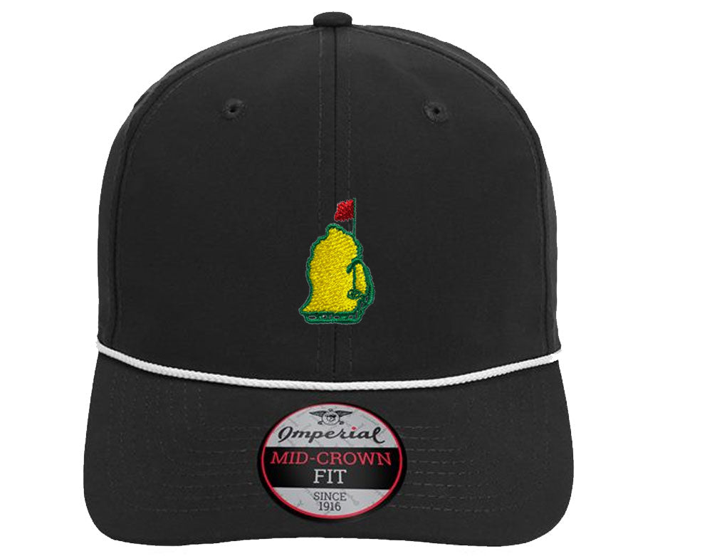 Mitten Flag 6 Panel w/ Braid Snapback