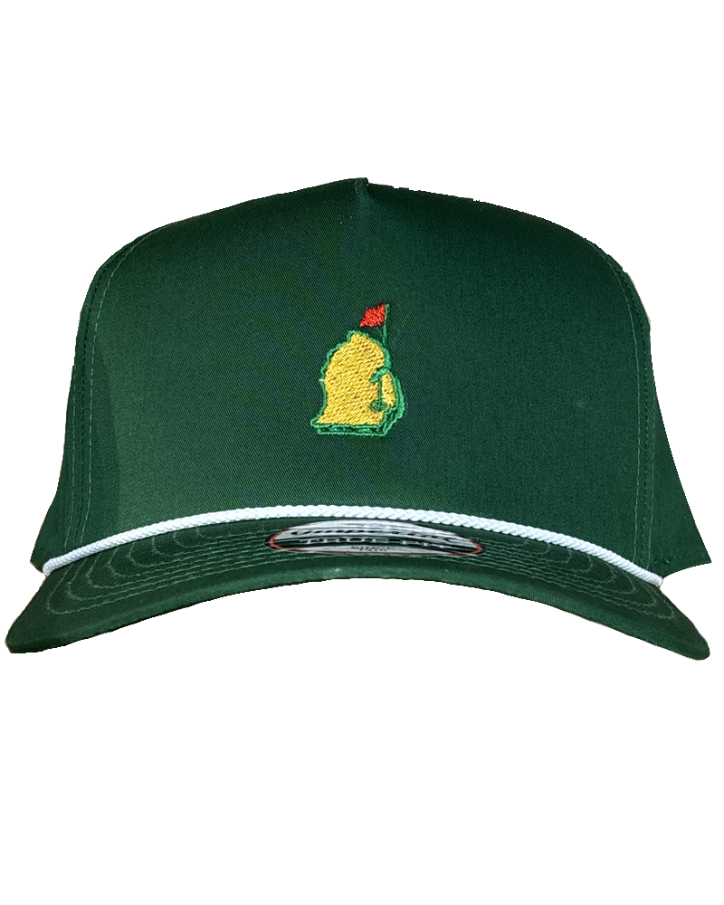 5 Panel Mitten Flag w/ Braid Snapback