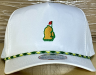 5 Panel Mitten Flag w/ Braid Snapback