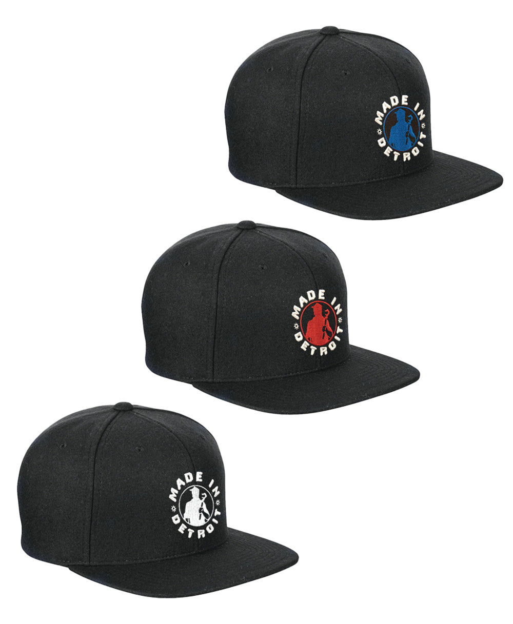 MID Black Snap Back Hat