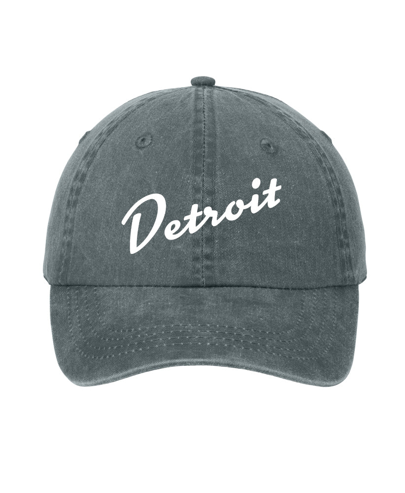 Detroit Script Dad Hat