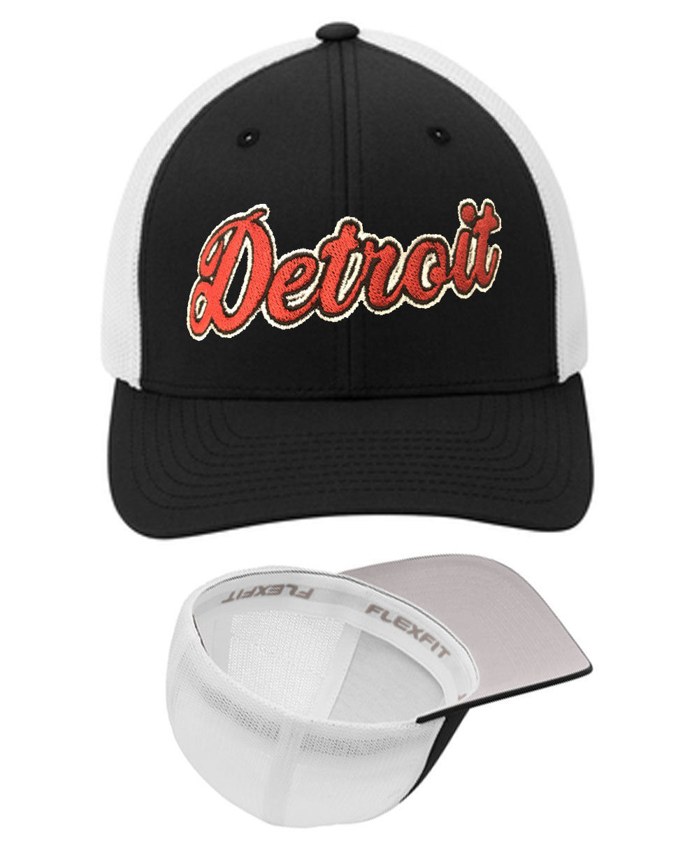 Detroit Baseball Black Cap