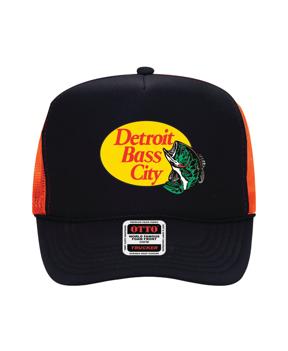 Detroit Bass City Two Tone Foam Trucker