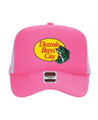 Detroit Bass City Two Tone Foam Trucker