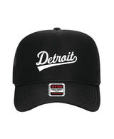 Detroit Script Foam Trucker