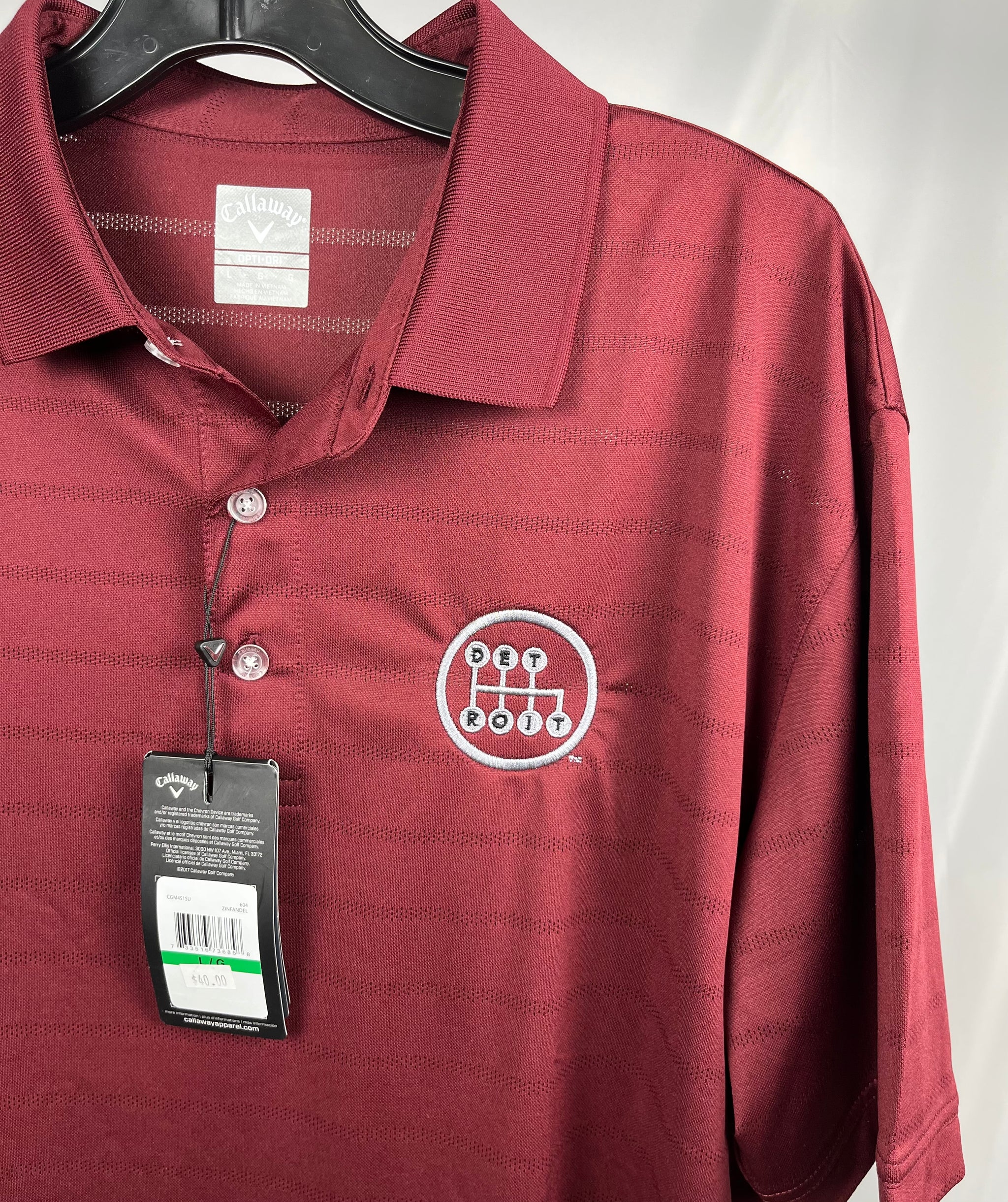 (1 of 1) Shifter Maroon Polo - LARGE