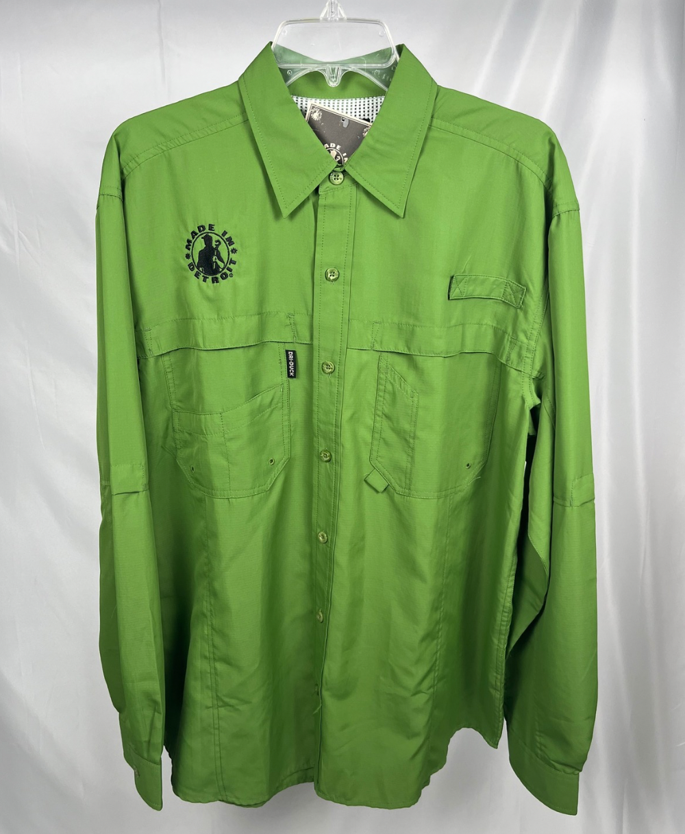 (1 of 1) MID Green Fishing Shirt - LARGE