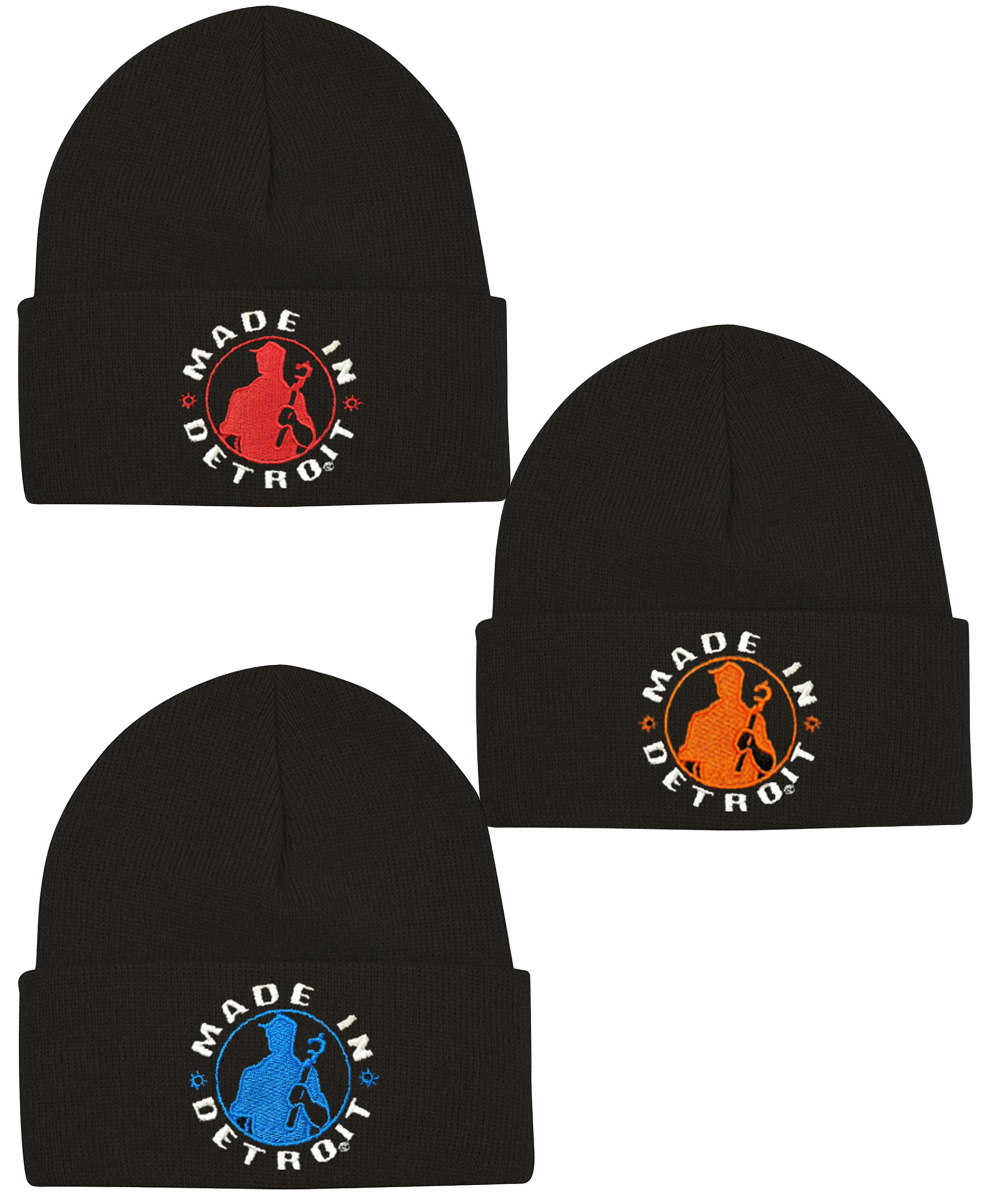MID Black Cuff Beanie