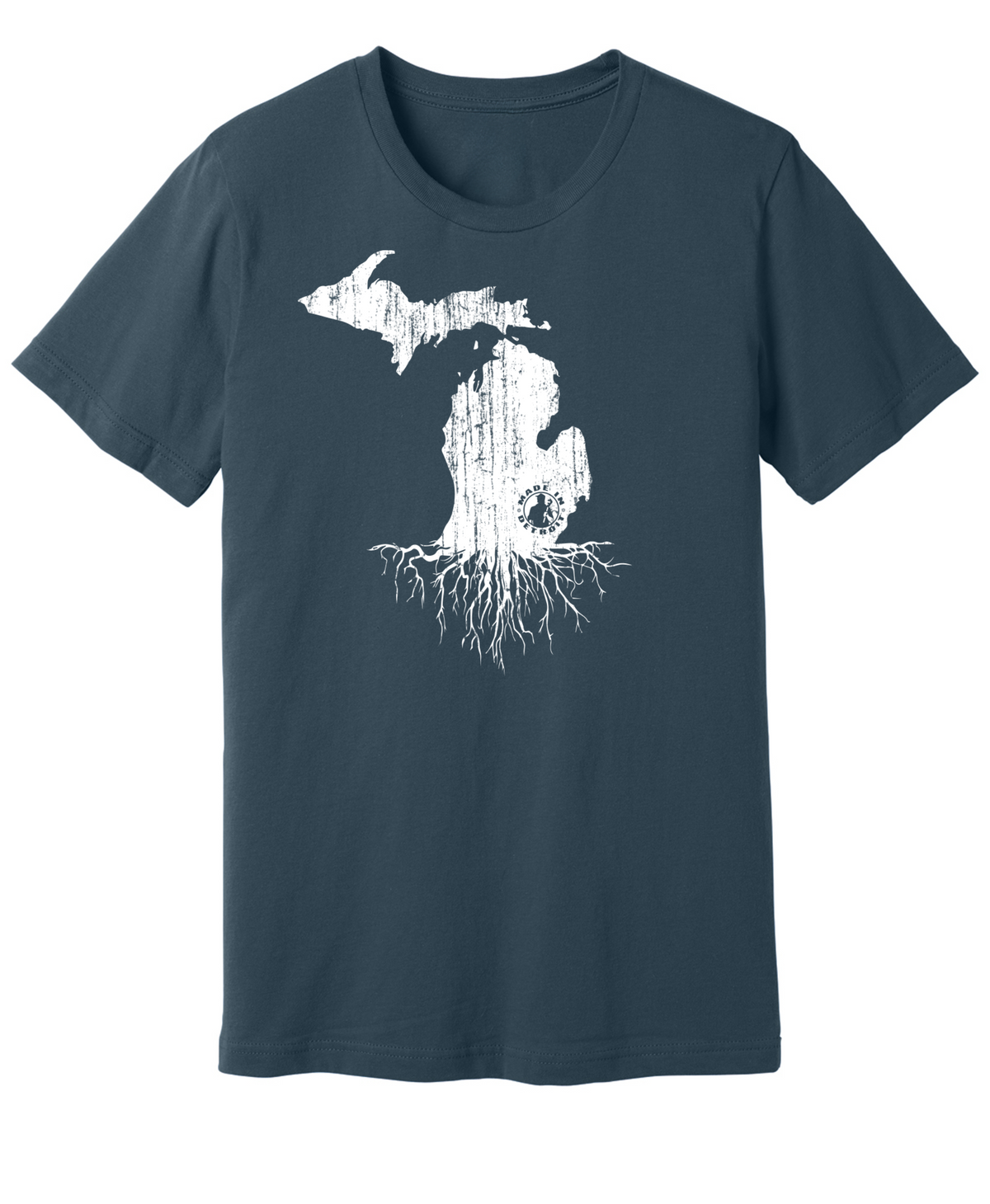 Michigan With Roots Design Michigan Roots Shirts – Made In Detroit