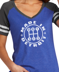 Ladies 5-Speed 313 Shifter Varsity V-Neck