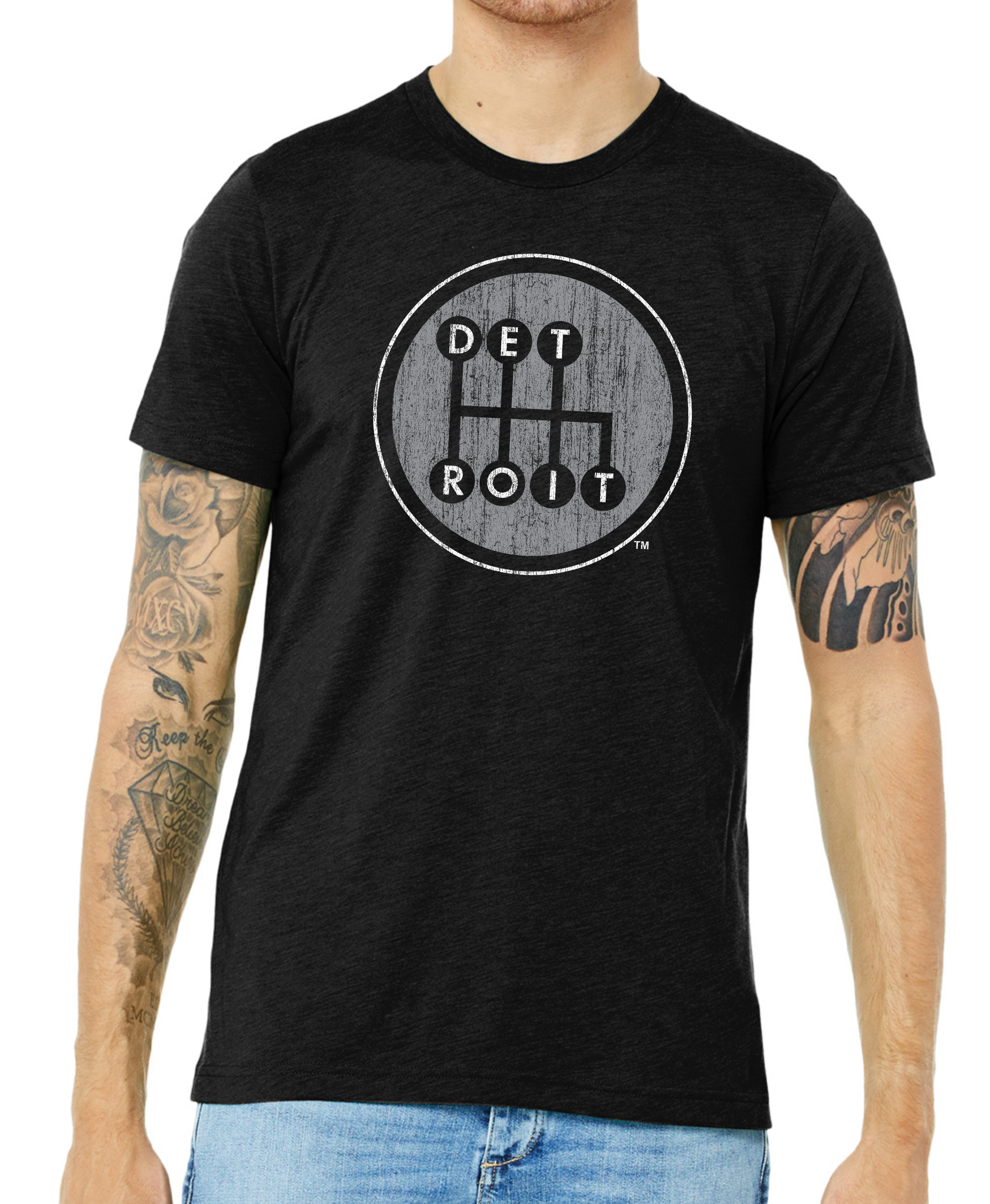 Shifter Distressed Triblend Shirts