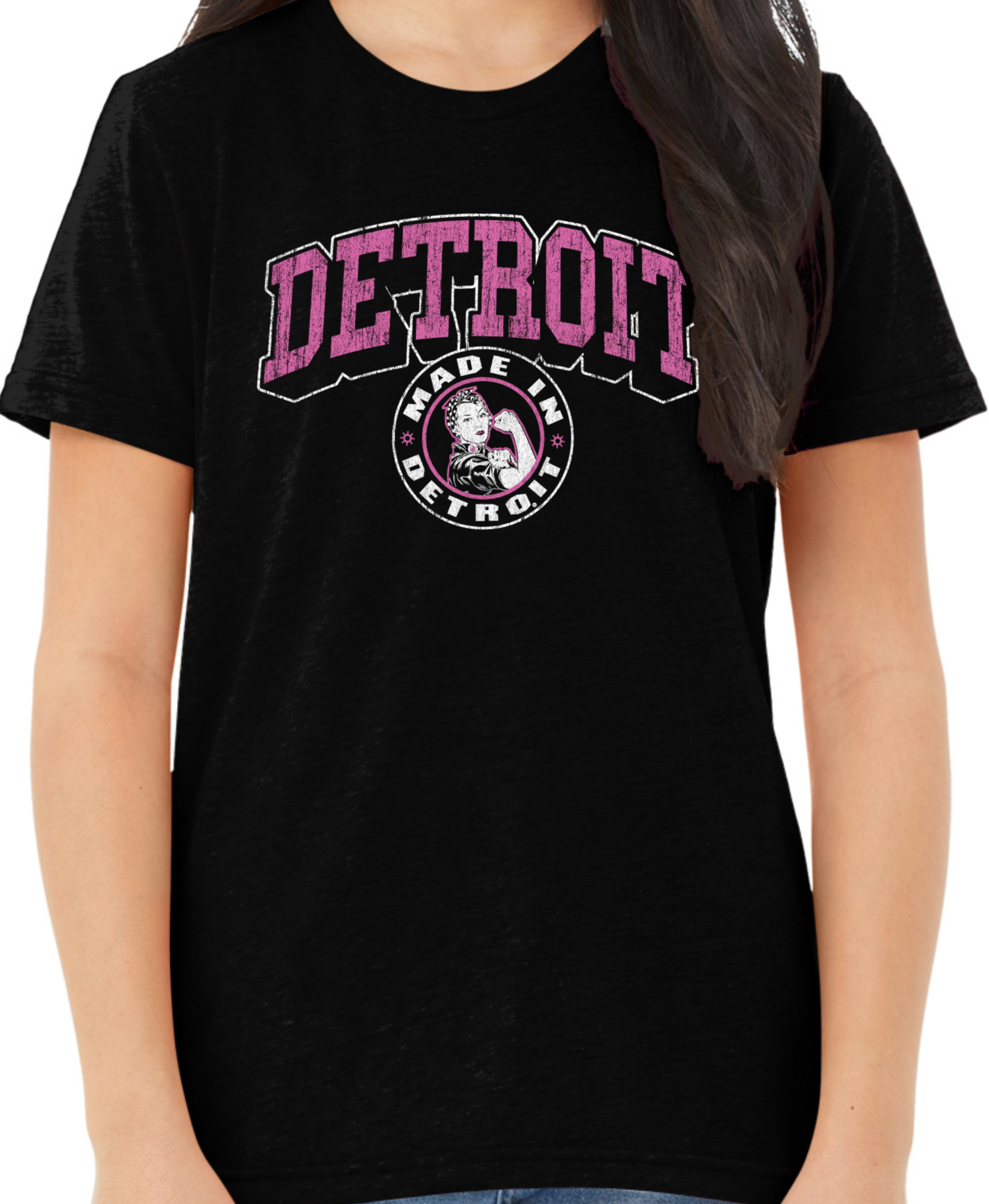 Youth Rosie Arch Madness Solid Black TriBlend