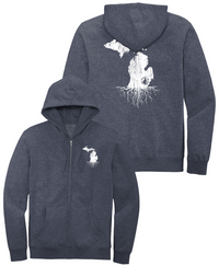Michigan Roots Fleece Zip Ups