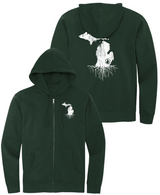 Michigan Roots Fleece Zip Ups