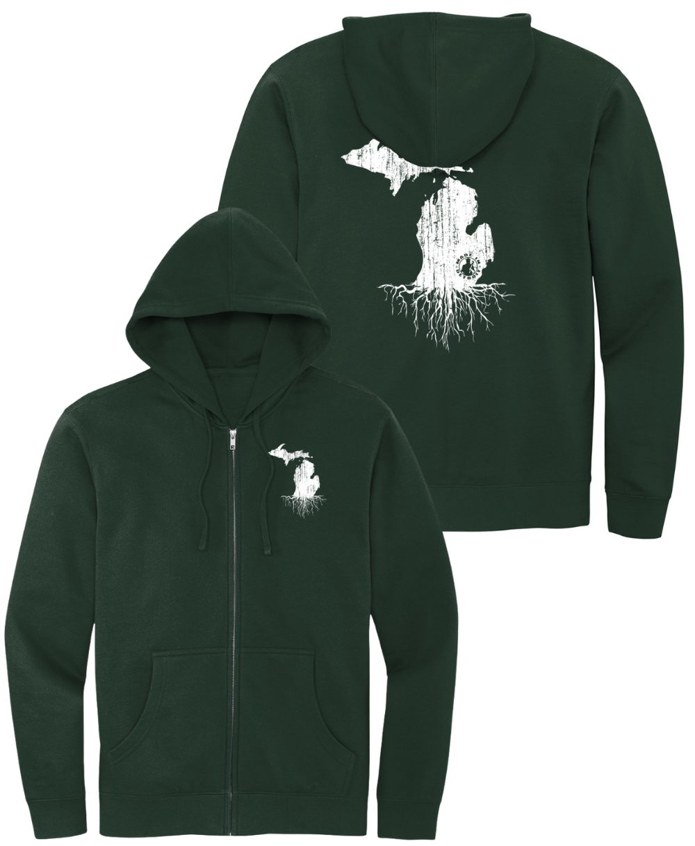 Michigan Roots Fleece Zip Ups
