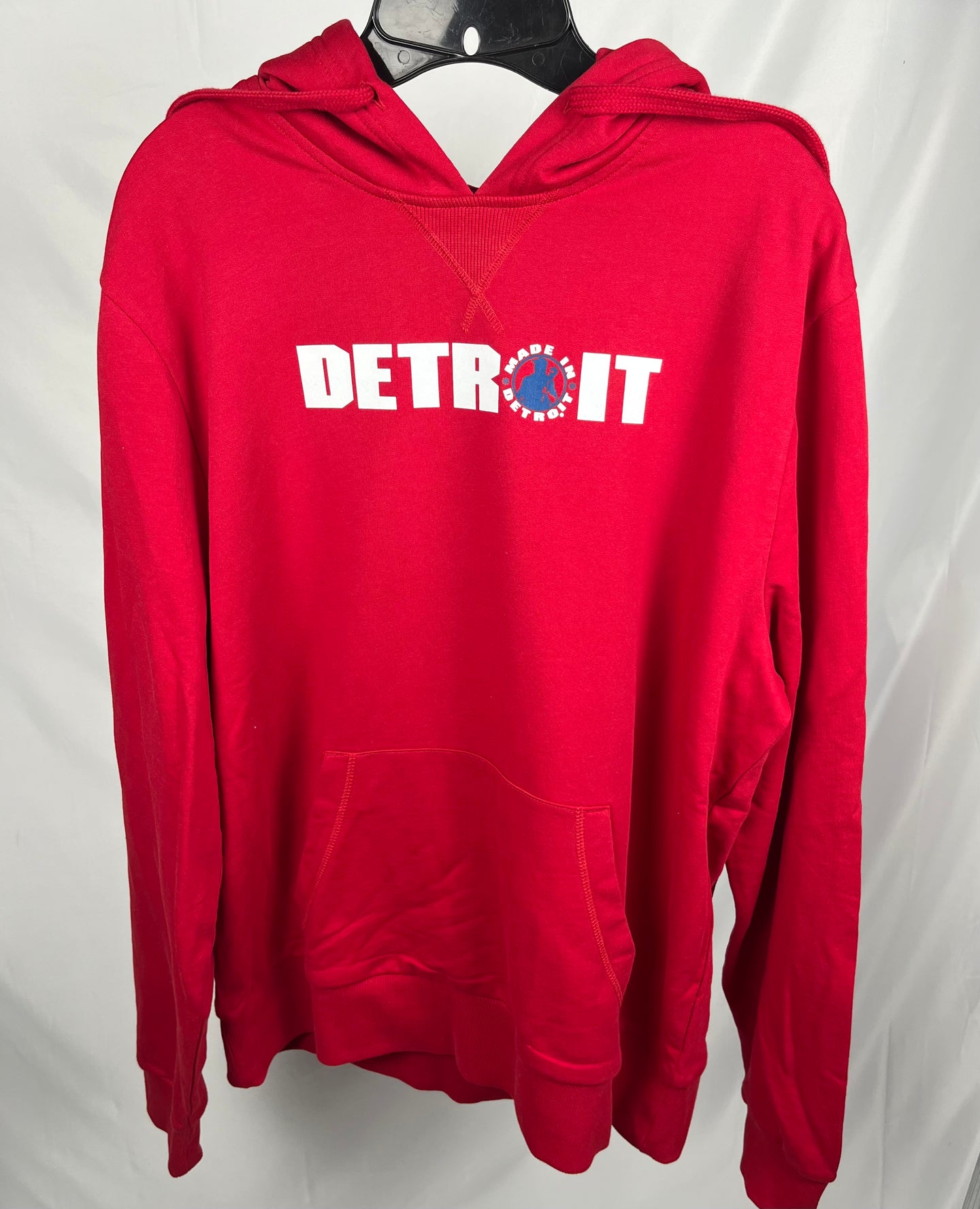 (1 of 1) Detroit Red Hoodie - LARGE