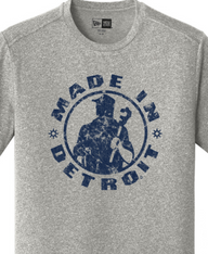 New Era MID Eco Grey w/ Navy Distressed Shirts