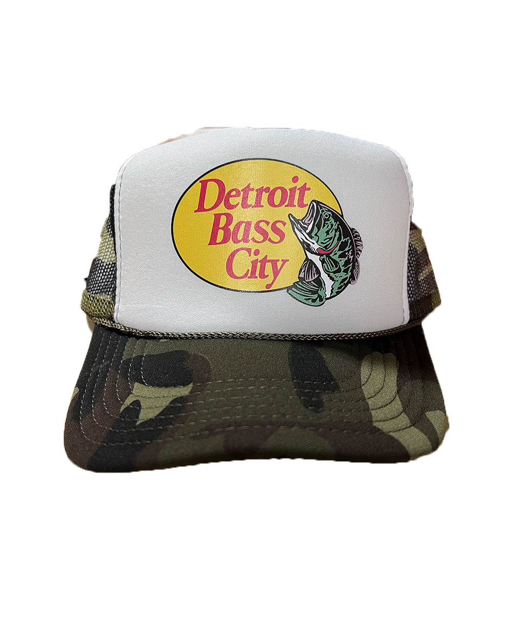 Detroit Bass City Two Tone Foam Trucker