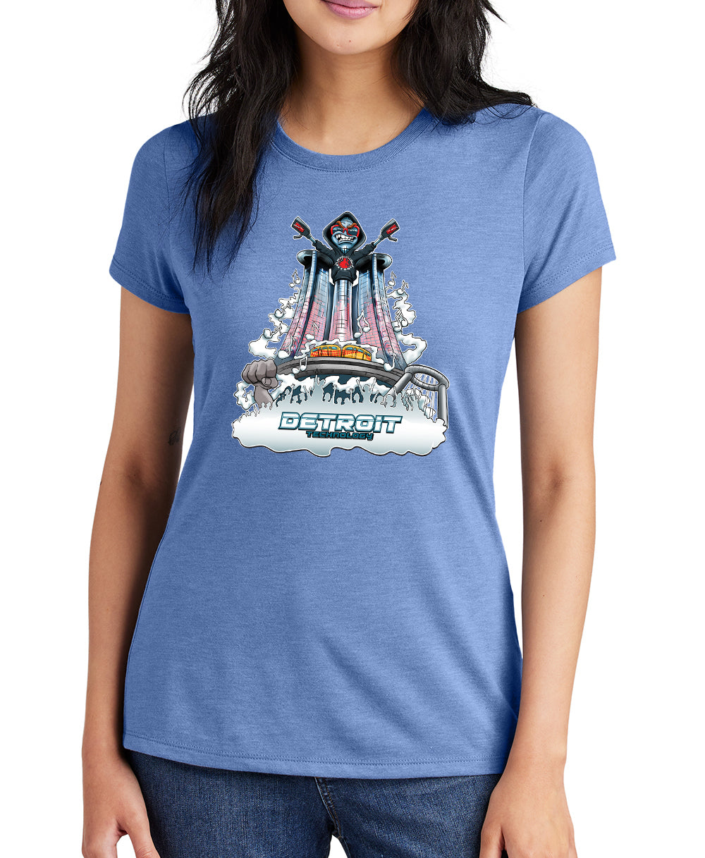 Ladies DJ Ren Cen Shirt